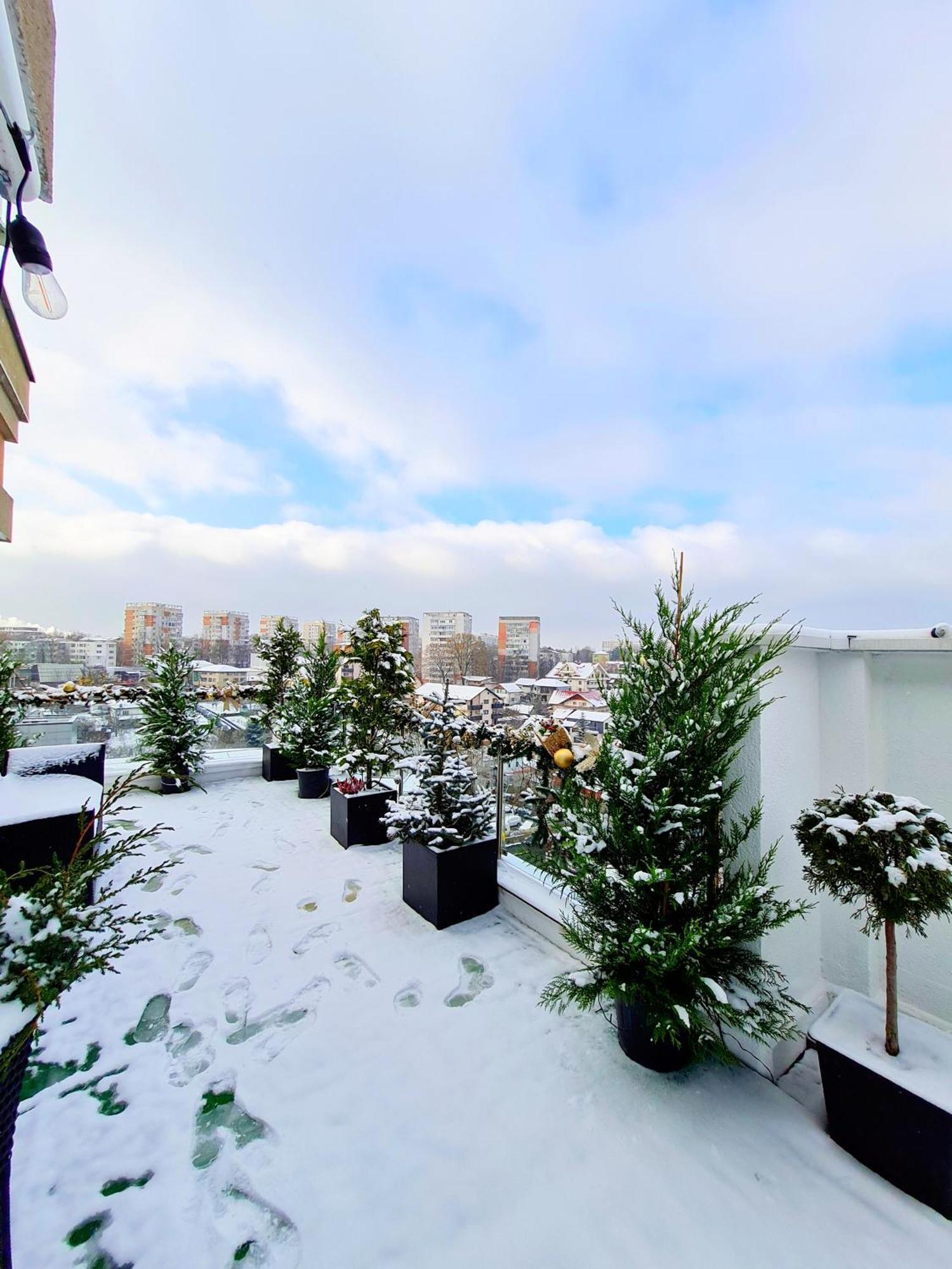 Penthouse Aeroport Iasi Apartment ภายนอก รูปภาพ